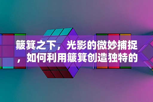 簸箕之下，光影的微妙捕捉，如何利用簸箕创造独特的摄影构图？