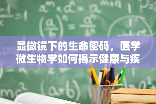 显微镜下的生命密码，医学微生物学如何揭示健康与疾病的秘密？