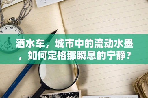 洒水车，城市中的流动水墨，如何定格那瞬息的宁静？