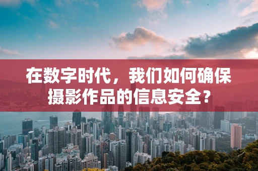 在数字时代，我们如何确保摄影作品的信息安全？