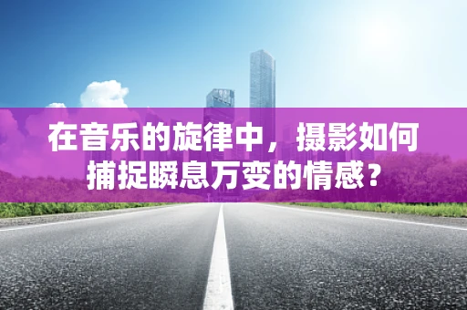 在音乐的旋律中，摄影如何捕捉瞬息万变的情感？