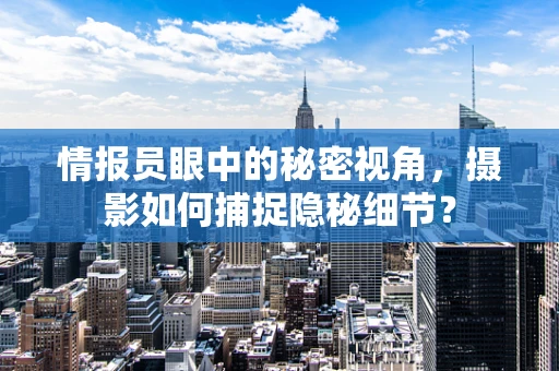 情报员眼中的秘密视角，摄影如何捕捉隐秘细节？