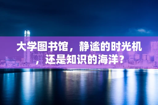 大学图书馆，静谧的时光机，还是知识的海洋？