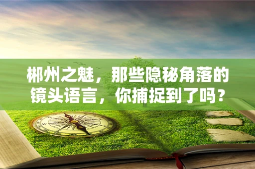 郴州之魅，那些隐秘角落的镜头语言，你捕捉到了吗？