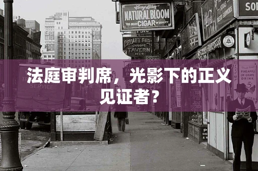 法庭审判席，光影下的正义见证者？