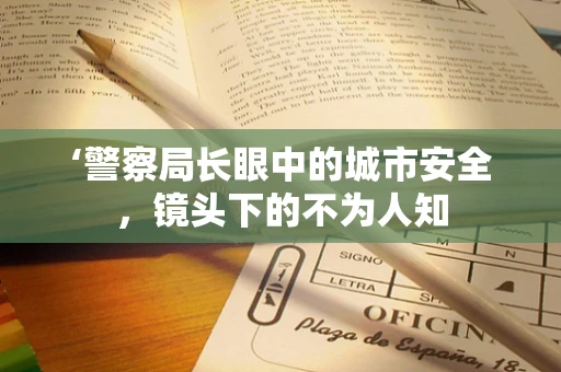 ‘警察局长眼中的城市安全，镜头下的不为人知