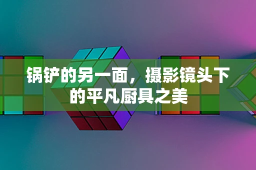 锅铲的另一面，摄影镜头下的平凡厨具之美