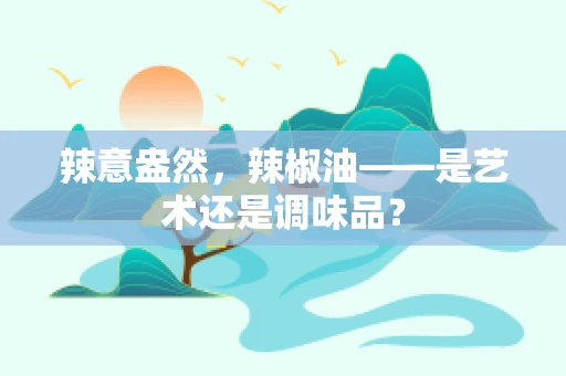 辣意盎然，辣椒油——是艺术还是调味品？