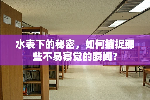 水表下的秘密，如何捕捉那些不易察觉的瞬间？