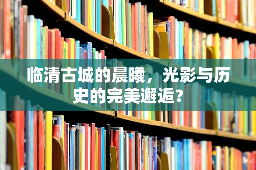 临清古城的晨曦，光影与历史的完美邂逅？