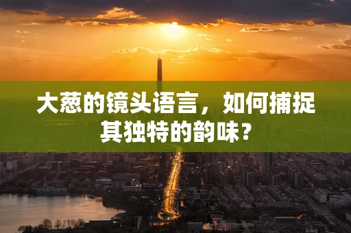 大葱的镜头语言，如何捕捉其独特的韵味？