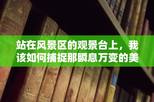 站在风景区的观景台上，我该如何捕捉那瞬息万变的美？