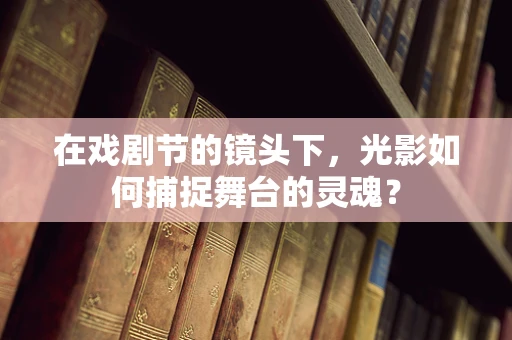 在戏剧节的镜头下，光影如何捕捉舞台的灵魂？