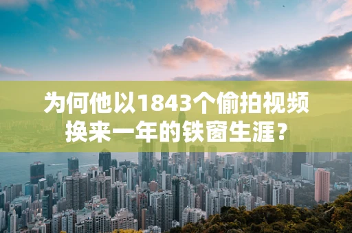 为何他以1843个偷拍视频换来一年的铁窗生涯？