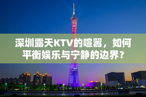 深圳露天KTV的喧嚣，如何平衡娱乐与宁静的边界？