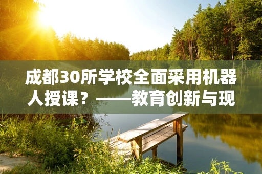 成都30所学校全面采用机器人授课？——教育创新与现实的平衡之问