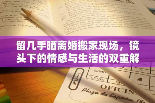 留几手晒离婚搬家现场，镜头下的情感与生活的双重解构