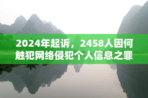 2024年起诉，2458人因何触犯网络侵犯个人信息之罪？