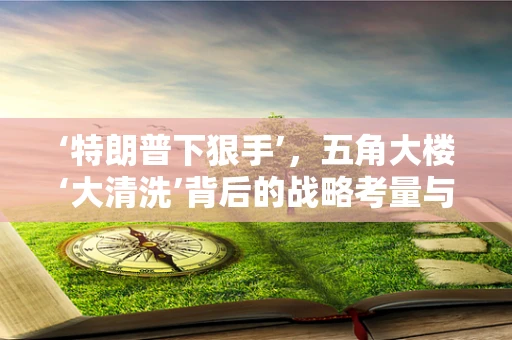 ‘特朗普下狠手’，五角大楼‘大清洗’背后的战略考量与影响何在？