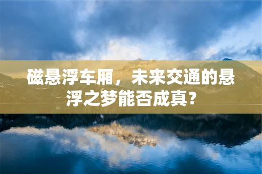 磁悬浮车厢，未来交通的悬浮之梦能否成真？